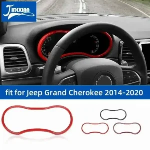jidixian car dashboard decoration cover for jeep grand cherokee 2014 2015 2016 2017 2018 2019 2020