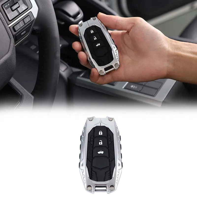 for 2024+ toyota prado lc250 land cruiser 250 key protective case key decorative cover zinc alloy auto (mecha model) for 2024+ toyota prado lc250 land cruiser 250 key protective case key decorative cover zinc alloy auto (mecha model)