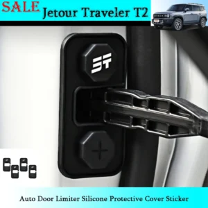 fit for jetour traveler t2 2023 2025 auto door limiter silicone protective cover sticker automotive protective decorative parts