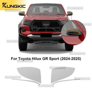 headlight rearview b c pillars clear smoked film for toyota hilux gr sport 2024 2025 kit tpu transparent anti scratch sticker