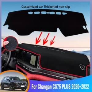 auto parts for changan cs75 plus 2020~2022 2021 car dashboard cover mat instrument panel carpets non slip pad accessories