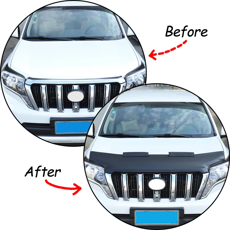 pu leather car engine cover front hood protection for toyota land cruiser prado fj150 150 2010 2017 exterior pu leather car engine cover front hood protection for toyota land cruiser prado fj150 150 2010 2017 exterior
