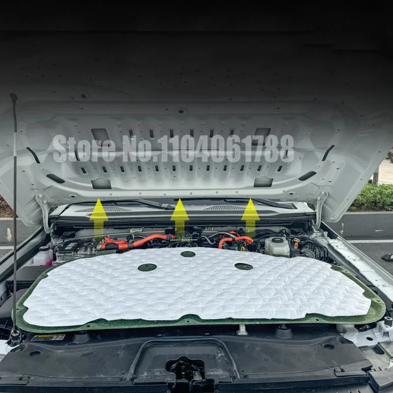 for toyota land cruiser 250 2024 1958 prado lc250 2025 engine hood sound pad car front heat insulation cotton covers fireproof for toyota land cruiser 250 2024 1958 prado lc250 2025 engine hood sound pad car front heat insulation cotton covers fireproof