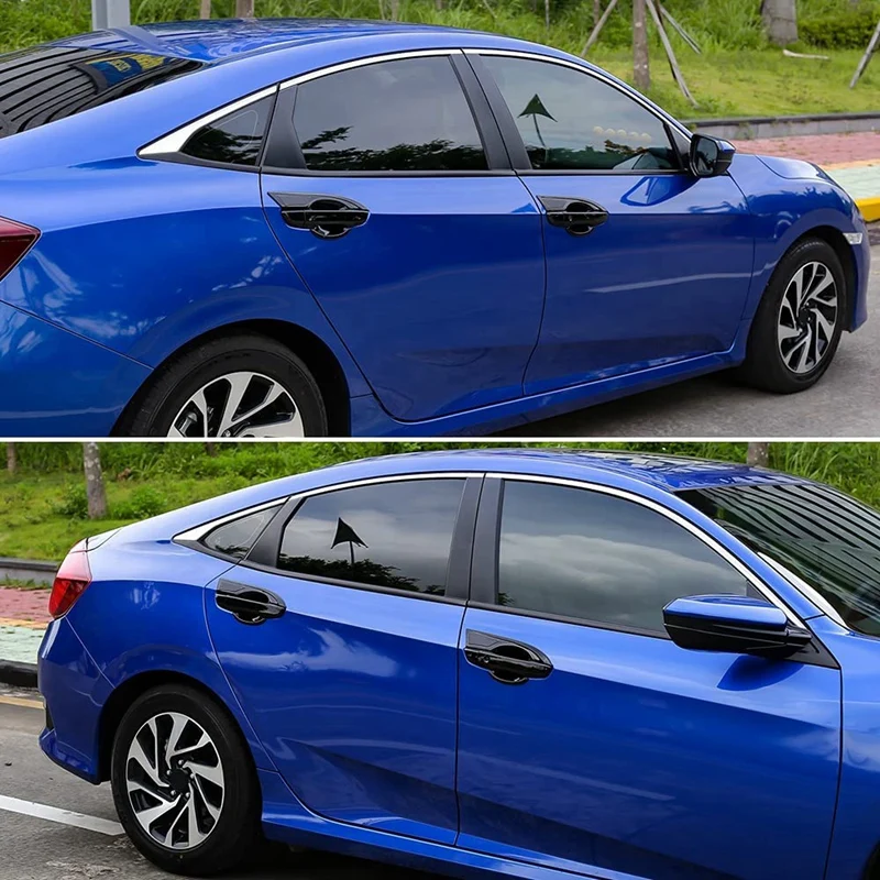 for 10th gen civic abs exterior door handle bowl cover trims for honda civic 2016 2021 gloss black for 10th gen civic abs exterior door handle bowl cover trims for honda civic 2016 2021 gloss black