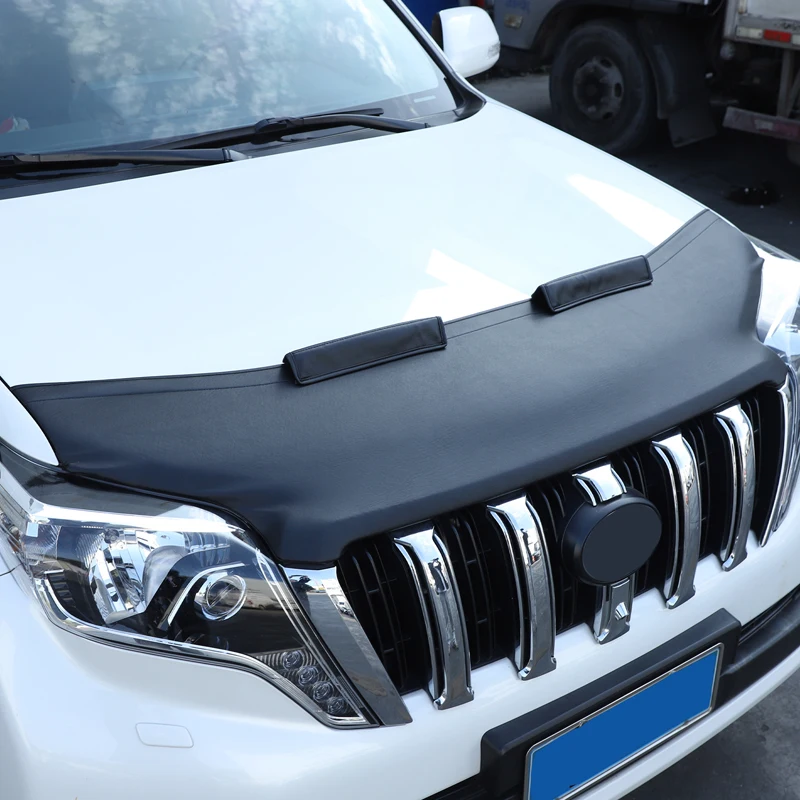 pu leather car engine cover front hood protection for toyota land cruiser prado fj150 150 2010 2017 exterior pu leather car engine cover front hood protection for toyota land cruiser prado fj150 150 2010 2017 exterior