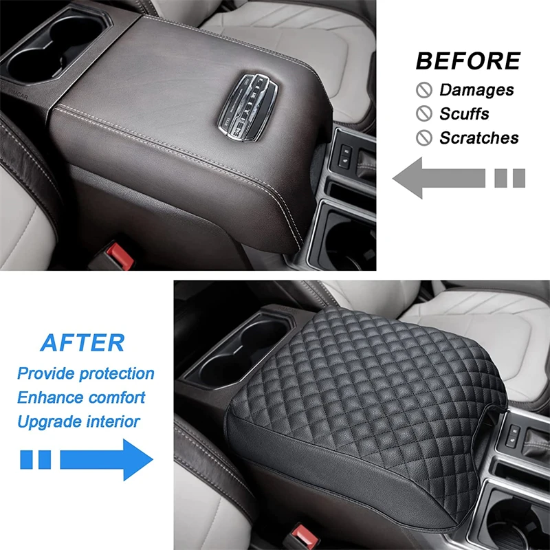 pu leather car armrest cushion center console cover for ford f150 2015 2020,f250 f350 f450 2017 2022,expedition 2018 2023 pu leather car armrest cushion center console cover for ford f150 2015 2020,f250 f350 f450 2017 2022,expedition 2018 2023