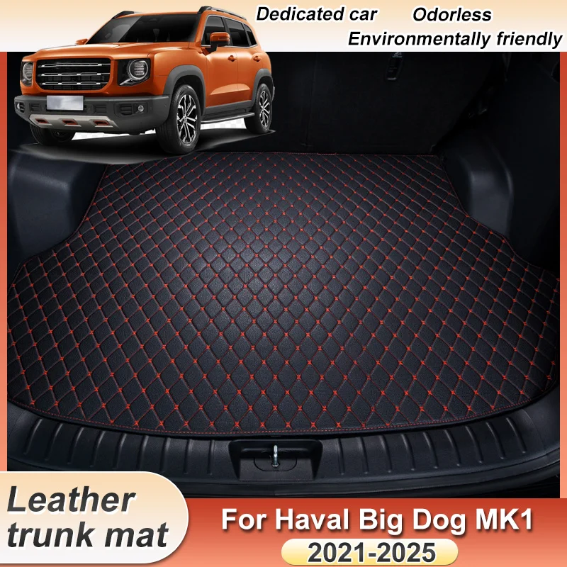 car trunk mats for haval big dog dargo mk1 2021~2025 cargo area leather storage pad anti slip waterproof liner car accessories car trunk mats for haval big dog dargo mk1 2021~2025 cargo area leather storage pad anti slip waterproof liner car accessories