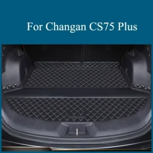 car trunk mat waterproof tail boot carpet flat side rear cargo liner pad for changan cs75 plus 2025 2022 2023 2024 accessories