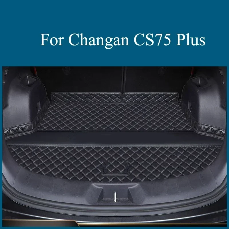 car trunk mat waterproof tail boot carpet flat side rear cargo liner pad for changan cs75 plus 2025 2022 2023 2024 accessories car trunk mat waterproof tail boot carpet flat side rear cargo liner pad for changan cs75 plus 2025 2022 2023 2024 accessories