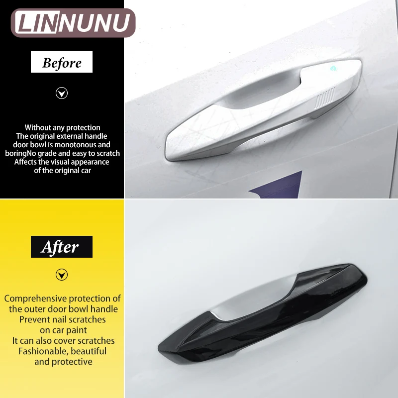 linnunu 4pcs car door handle decoration covers for geely boyue l atlas ii starray 2024 2025 2026 exterior protector linnunu 4pcs car door handle decoration covers for geely boyue l atlas ii starray 2024 2025 2026 exterior protector