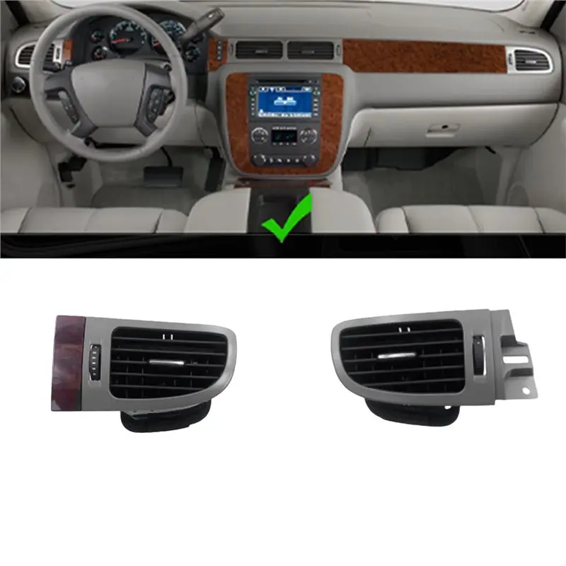precise for gmc yukon cadillac escalade tahoe suburban 07 14 1 pair dash air conditioner vent grille assy air outlet precise for gmc yukon cadillac escalade tahoe suburban 07 14 1 pair dash air conditioner vent grille assy air outlet