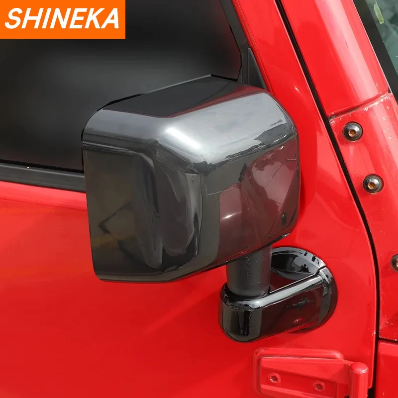 shineka abs 2/4doors rearview mirror shell decoration cover trim sticker for jeep wrangler jk 2007 2017 car exterior shineka abs 2/4doors rearview mirror shell decoration cover trim sticker for jeep wrangler jk 2007 2017 car exterior