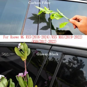 for roewe mg rx5 max rx8 2016 2017 2018 2019 2020 2024 car pc material pillar post cover door window molding sticker accessories