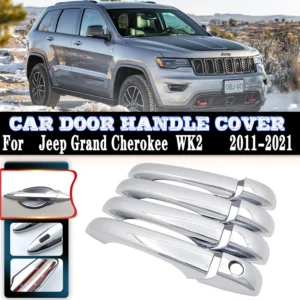 for jeep grand cherokee wk2 2011~2021 2020 car door handle cover stickers auto exterior scratch protective decor car accessories