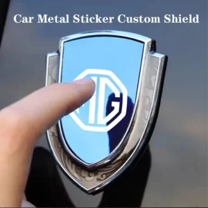 car sticker metal alloy 3d badge side marking decorative car sticker for mg zs gs mg3 mg5 mg6 mg7 gt hs 350 car accessories