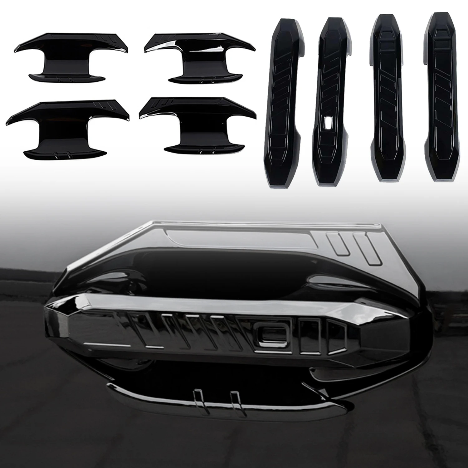for jetour traveller t2 2023 2024 2025 car abs plastic door handle bowl cover trim 8pcs for jetour traveller t2 2023 2024 2025 car abs plastic door handle bowl cover trim 8pcs