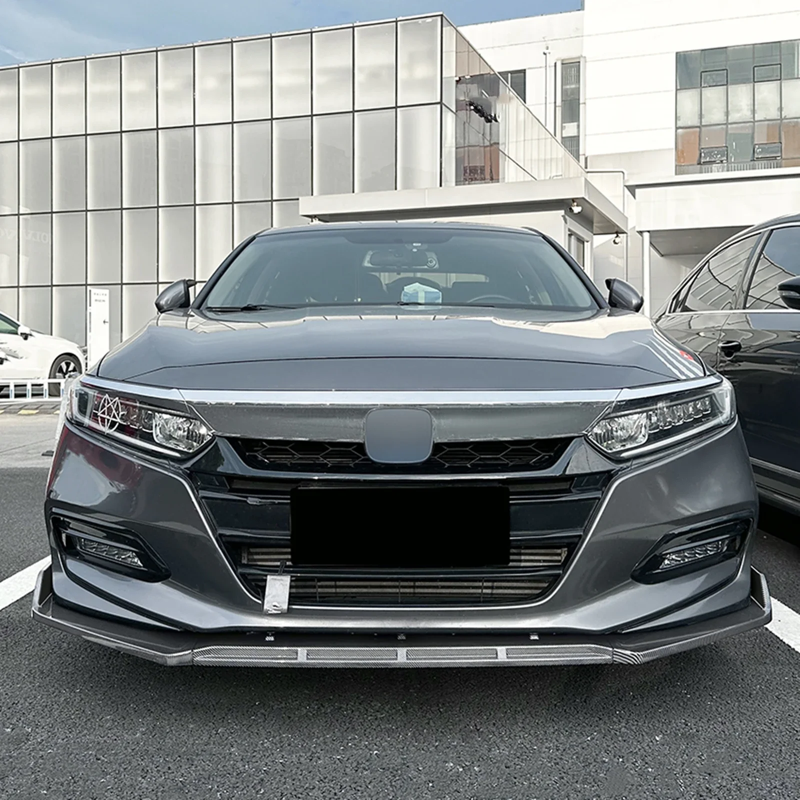 for honda accord 10 gen 2018 2019 2020 2021 front bumper lip spoiler car lower blade splitter body trim kit for honda accord 10 gen 2018 2019 2020 2021 front bumper lip spoiler car lower blade splitter body trim kit