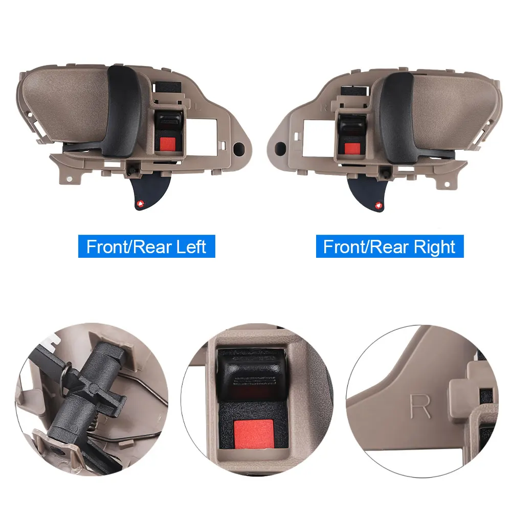 left & right pair set car door handles inside interior gray 77187 77186 15708043 15708044 for chevy k2500 gmc k3500 tahoe yukon left & right pair set car door handles inside interior gray 77187 77186 15708043 15708044 for chevy k2500 gmc k3500 tahoe yukon
