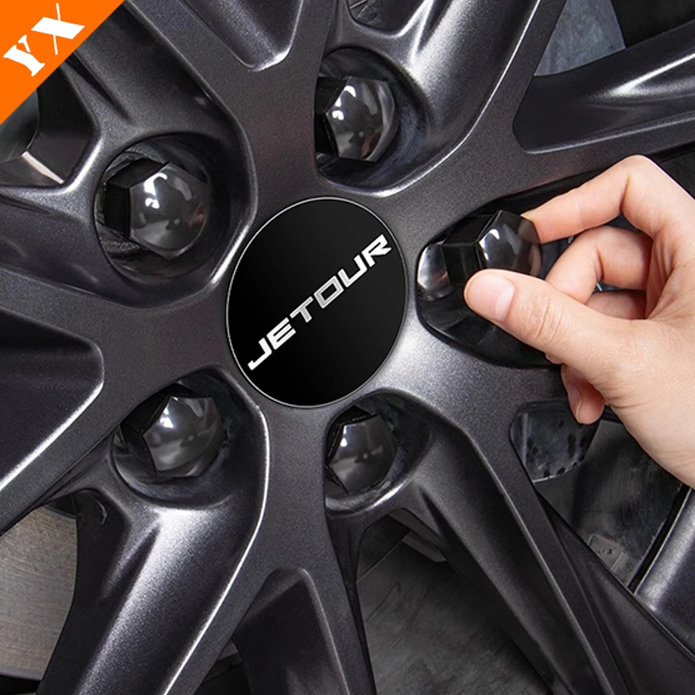 for jetour x70 plus dashing 2024 2025 2026 accessorie car wheel hub screw protective cap tire modification anti rust cover for jetour x70 plus dashing 2024 2025 2026 accessorie car wheel hub screw protective cap tire modification anti rust cover