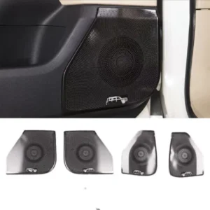 for toyota land cruiser 300 lc300 2022 2024 car speaker cover stainless steel 4 door loudspeaker sound pad trim accessories