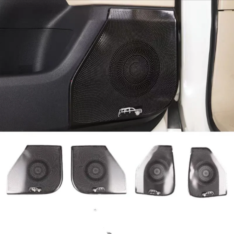 for toyota land cruiser 300 lc300 2022 2024 car speaker cover stainless steel 4 door loudspeaker sound pad trim accessories for toyota land cruiser 300 lc300 2022 2024 car speaker cover stainless steel 4 door loudspeaker sound pad trim accessories