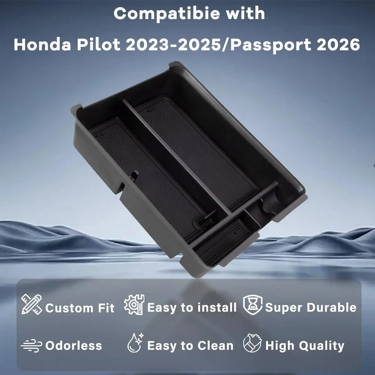 for honda pilot &2026 passport center console organizer tray 2023 2024 2025 center console armrest storage box inserts for honda pilot &2026 passport center console organizer tray 2023 2024 2025 center console armrest storage box inserts