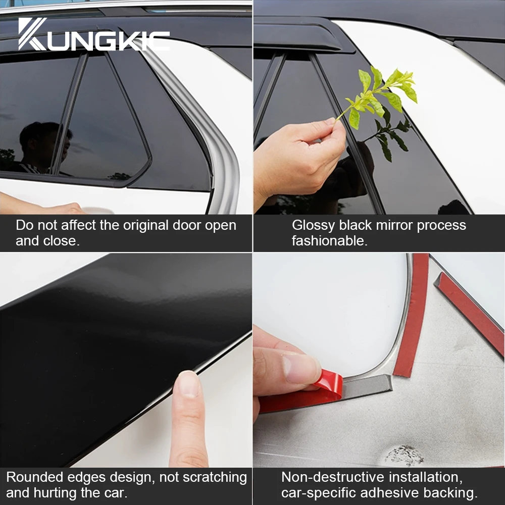 for ford explorer 2020 2021 2022 2023 2024 2025 glossy black window door column c pillar post cover trim stainless steel sticker for ford explorer 2020 2021 2022 2023 2024 2025 glossy black window door column c pillar post cover trim stainless steel sticker