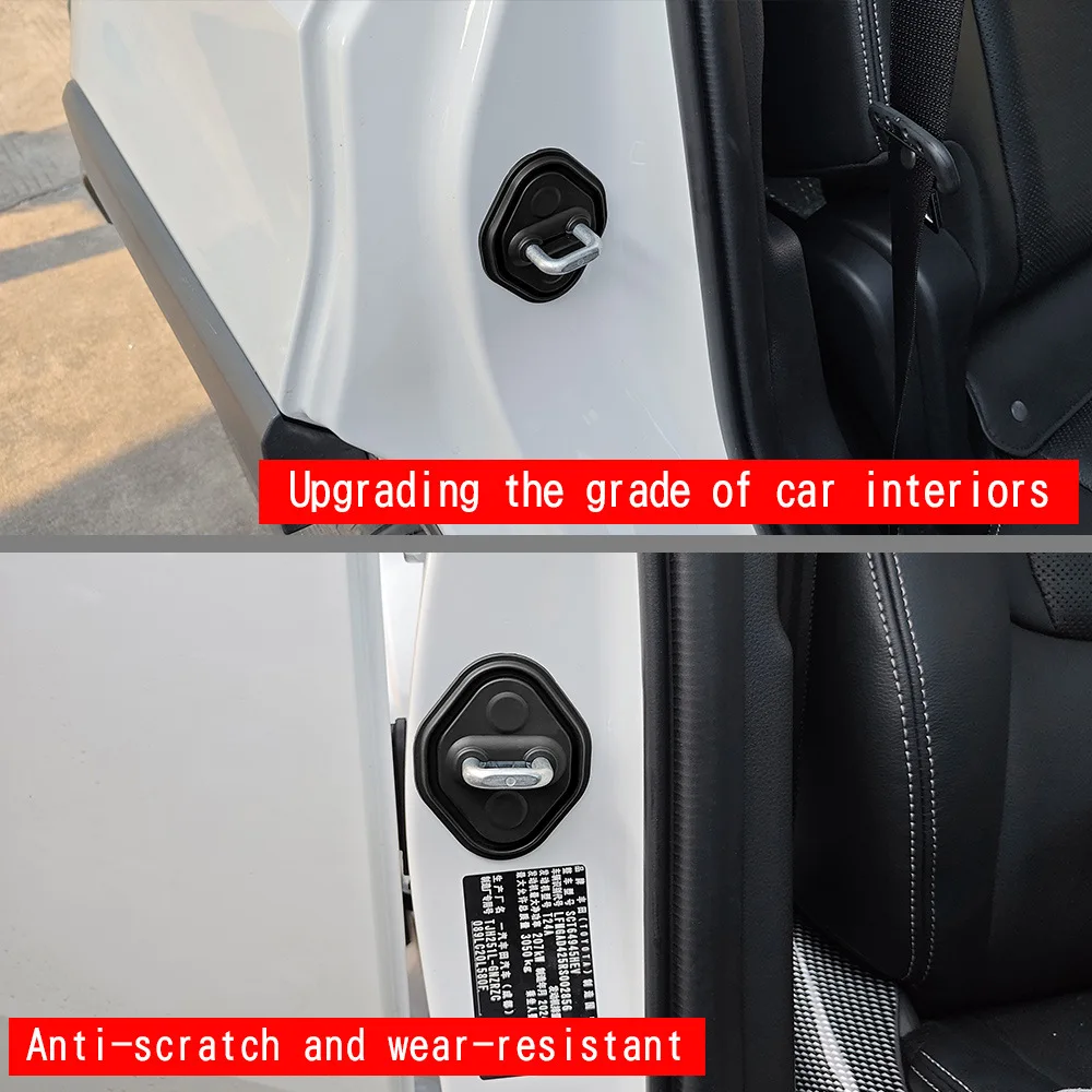 for toyota land cruiser 250 prado lc250 2024 2025 car door damping cushion silicone buckle door anti collision protect cover 4p for toyota land cruiser 250 prado lc250 2024 2025 car door damping cushion silicone buckle door anti collision protect cover 4p