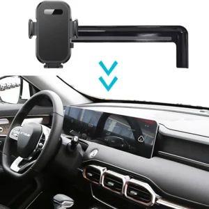 car mount for jetour x70 plus 2021 2022 2023 2024 10.25" phone holder car screen panel fixed base wireless charging car stand