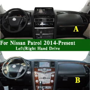 for nissan patrol vi mk6 nismo armada y62 vk56 2014 23 accessories car dashboard cover dash mat anti slip anti dirt dashmat pad