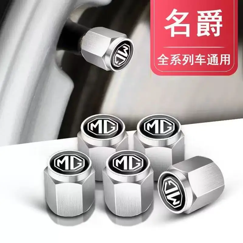 5pcs car wheel tire air valve caps stem cover with brand accessories for mg morris garages mg 6 3 5 7 zs hs gs gt hector rx5 rx8 5pcs car wheel tire air valve caps stem cover with brand accessories for mg morris garages mg 6 3 5 7 zs hs gs gt hector rx5 rx8