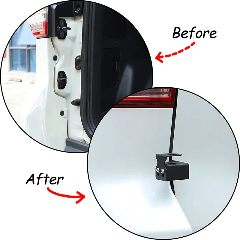for toyota land cruiser prado fj150 150 2010 2023 aluminum alloy car rear door radio antenna bracket base car for toyota land cruiser prado fj150 150 2010 2023 aluminum alloy car rear door radio antenna bracket base car