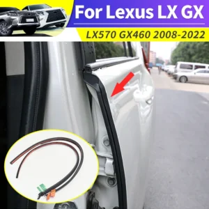 for 2008 2022 lexus lx570 gx460 gx400 lx 570 gx 460 400 car door b pillar rubber sealing strip exterior modification accessories
