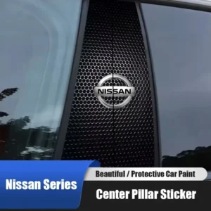car stickers b pillar center column decoration cover pet decals auto accessorie for nissan qashqai juke pulsar sentra altima pat