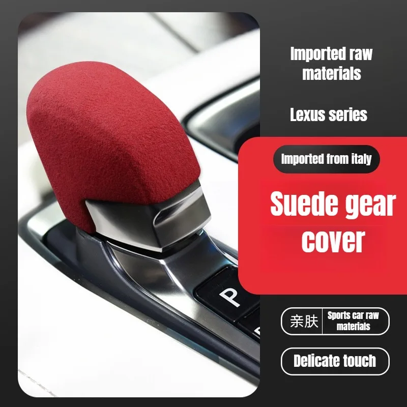 for 2023 lexus rx350h nx lm alcantara gear shift cover car interior modification luxury suede shift knob cover auto for 2023 lexus rx350h nx lm alcantara gear shift cover car interior modification luxury suede shift knob cover auto