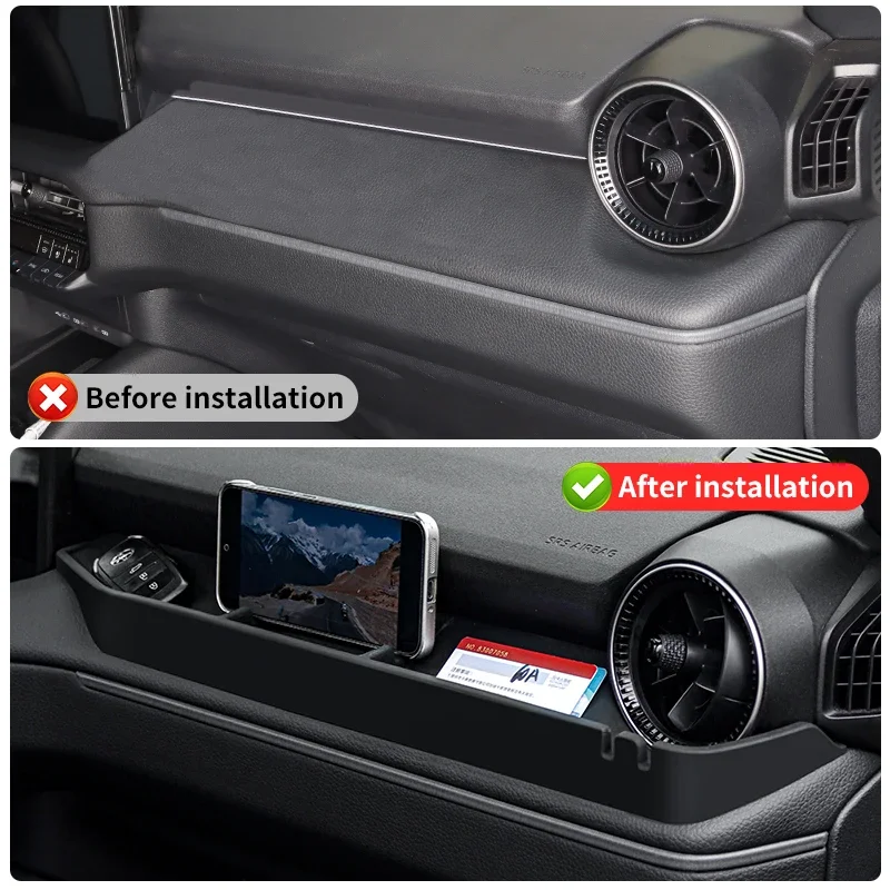 for toyota land cruiser prado 2024 2025 lc250 1st edition 1958 j250 silicone storage box & dashboard organizer mat, car interior for toyota land cruiser prado 2024 2025 lc250 1st edition 1958 j250 silicone storage box & dashboard organizer mat, car interior