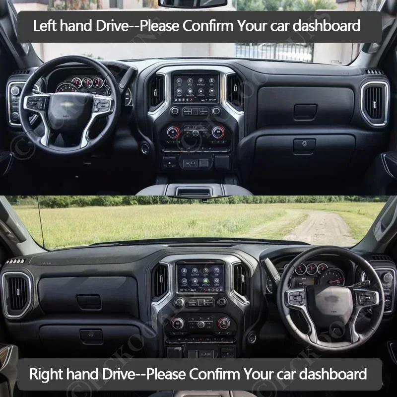 dashboard cover mat carpet dashmat pad sunshade car for chevrolet silverado gmc sierra hd 1500 2500 3500 2019 ~ 2021 dashboard cover mat carpet dashmat pad sunshade car for chevrolet silverado gmc sierra hd 1500 2500 3500 2019 ~ 2021