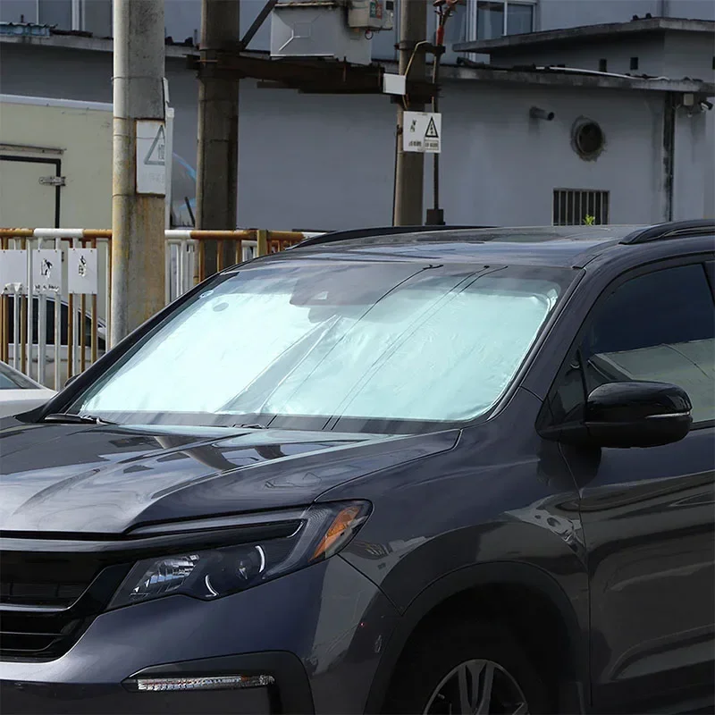 for honda pilot 2016 2022 silver tape car front windshield sunshade sun protection visor sunshade interior car accessories for honda pilot 2016 2022 silver tape car front windshield sunshade sun protection visor sunshade interior car accessories