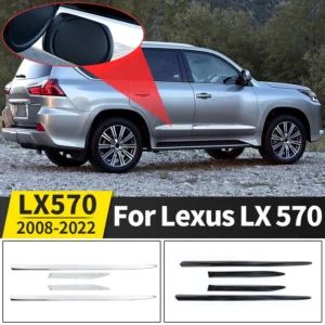 for 2008 2022 lexus lx 570 lx570 2021 2020 2019 2018 2017 2016 2015 car door chrome trim upgrade body kit decoration accessories