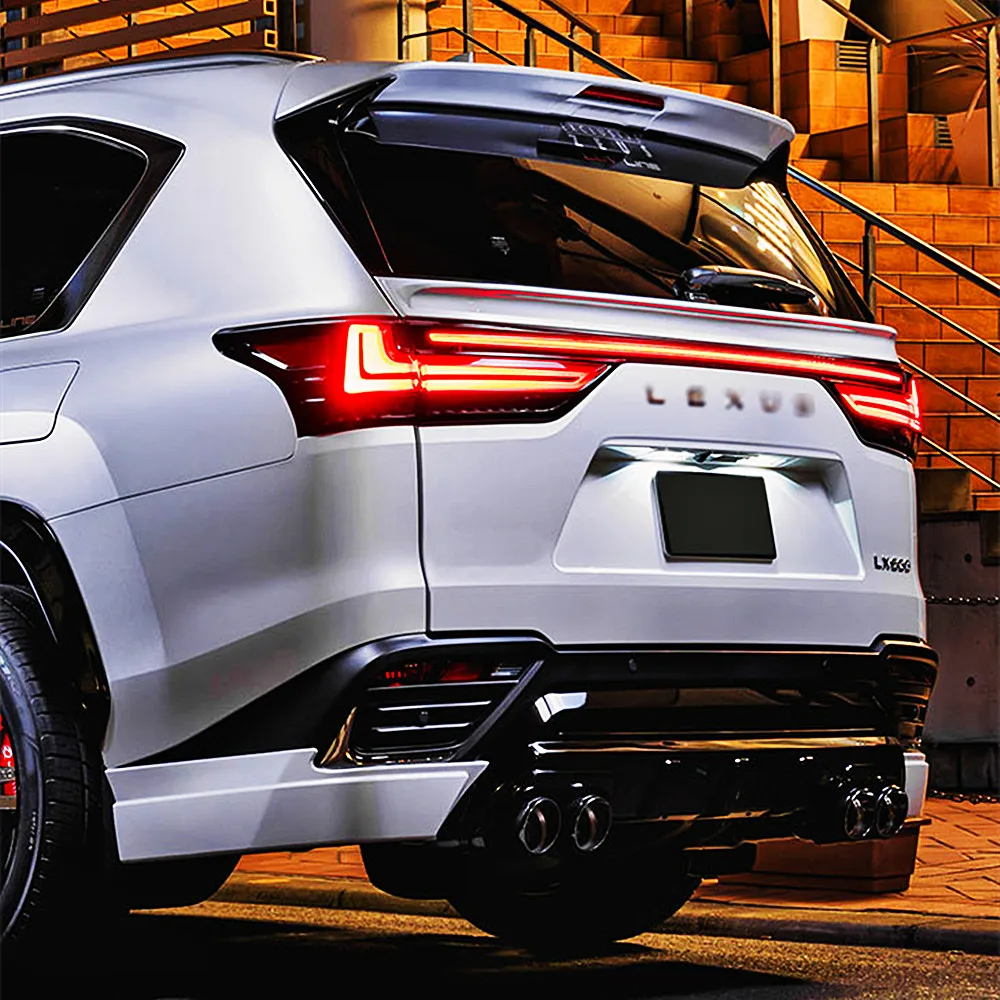 for 2023 2024 2025 lexus lx600 bodykit car rear trunk lid middle spoiler wings exterior modification tuning part for 2023 2024 2025 lexus lx600 bodykit car rear trunk lid middle spoiler wings exterior modification tuning part