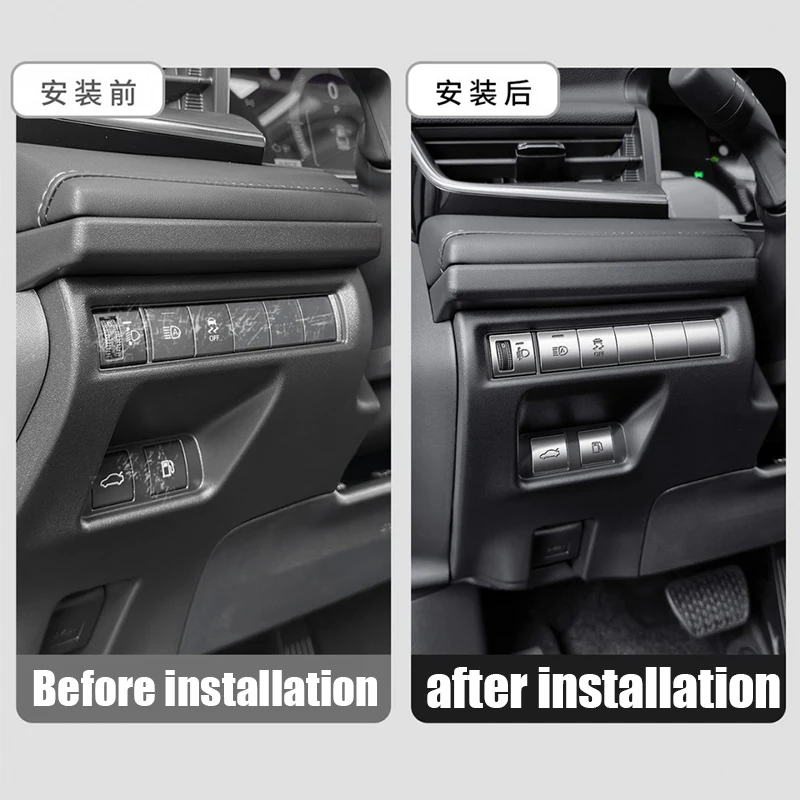 for toyota camry xv80 2024 2025 2026 left center console button decoration sticker interior decoration for toyota camry xv80 2024 2025 2026 left center console button decoration sticker interior decoration