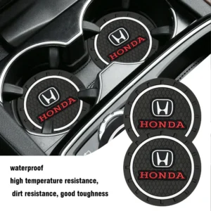 car pvc water cup bottle holder anti slip pad mat accessories for honda civic 10th 11th gen hrv jazz city fit accord crv odyssey