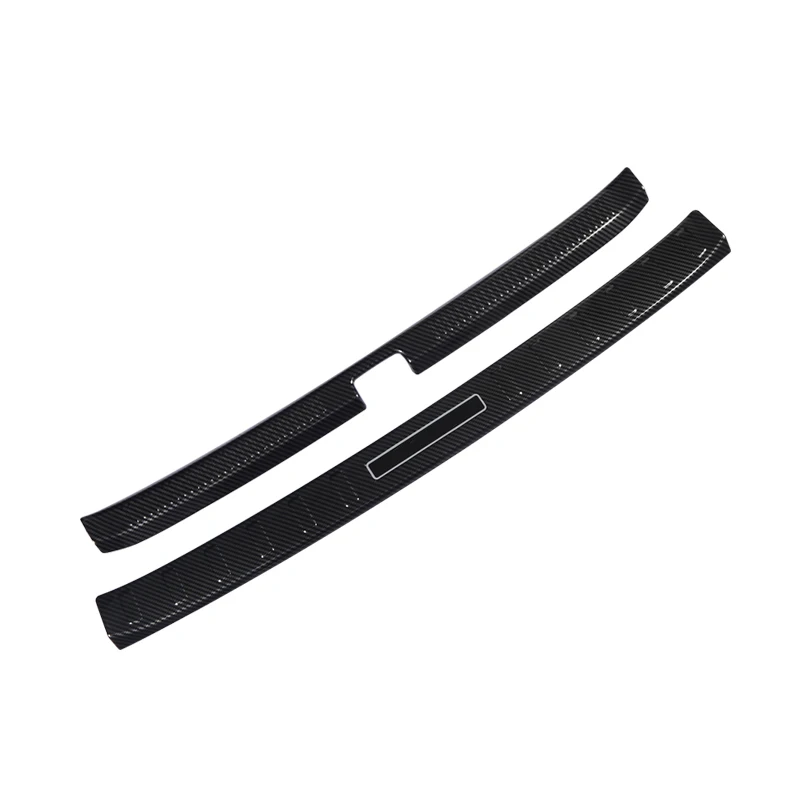 for toyota camry xv80 2024 carbon fiber patterned threshold strip rear guard plate trunk protective panel decorative sticker for toyota camry xv80 2024 carbon fiber patterned threshold strip rear guard plate trunk protective panel decorative sticker