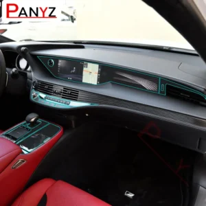 car interior central console gear dashboard navigation screen protective film for lexus ls ls500 2021 2020 2019 xf50 accessories