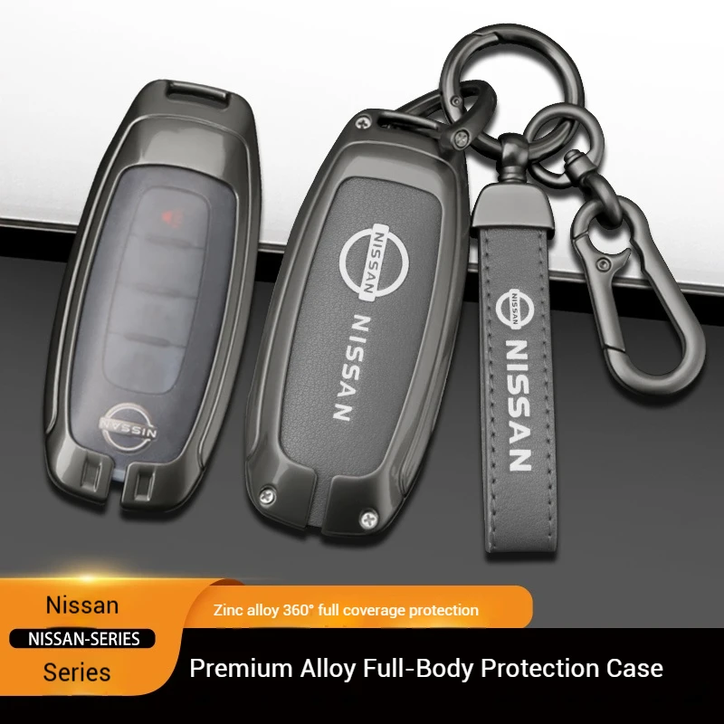 for nissan qashqai juke x trail patrol leaf altima maxima murano tiida teana rogue sentra zinc alloy leather car key cover case for nissan qashqai juke x trail patrol leaf altima maxima murano tiida teana rogue sentra zinc alloy leather car key cover case