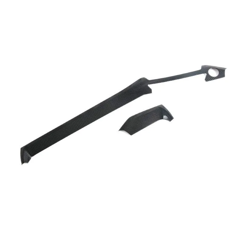 for mg mg5 2021 2022 2023 2024 car interior modification, central control decorative strip, carbon fiber abs decorative frame for mg mg5 2021 2022 2023 2024 car interior modification, central control decorative strip, carbon fiber abs decorative frame