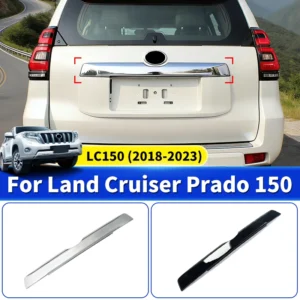 for toyota 2023 2018 land cruiser prado 150 lc150 car tailgate decoration strip cover panel replacement body styling accessories