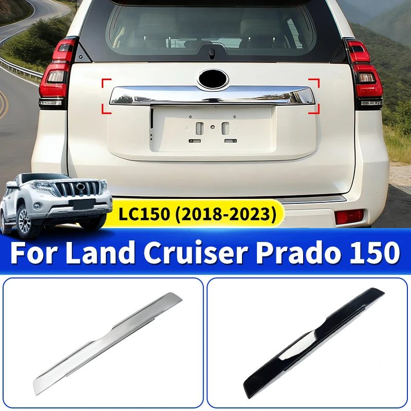 for toyota 2023 2018 land cruiser prado 150 lc150 car tailgate decoration strip cover panel replacement body styling accessories for toyota 2023 2018 land cruiser prado 150 lc150 car tailgate decoration strip cover panel replacement body styling accessories