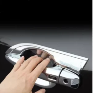 car external accessories abs carbon fiber side door handle cover door bowl case trim for nissan pathfinder 2024 2025