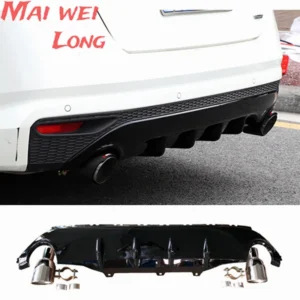 for nissan teana altima 2019 2020 2021 2022 carbon rear bumper diffuser spoiler refit guard trim car accsesories
